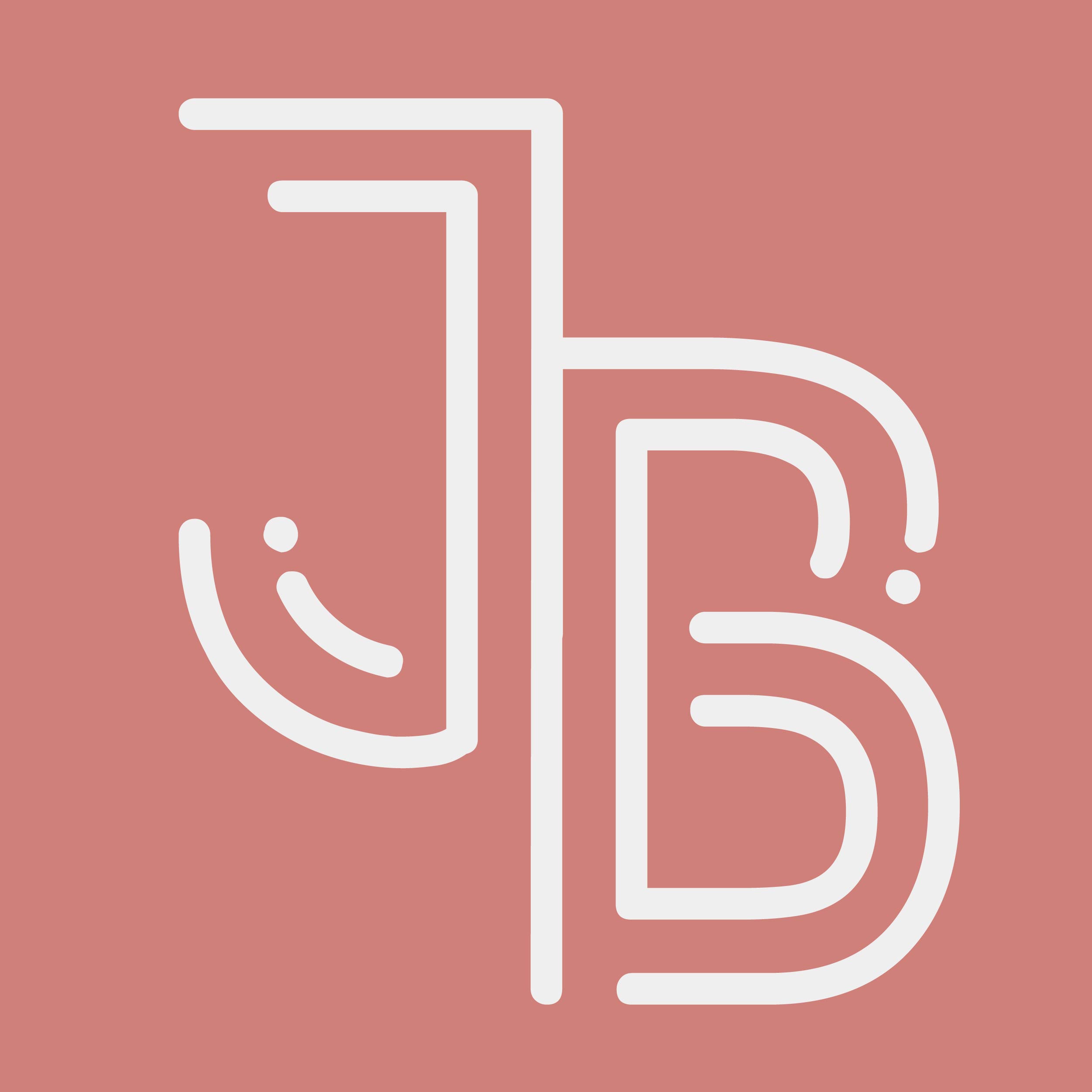 icon using j and b initials